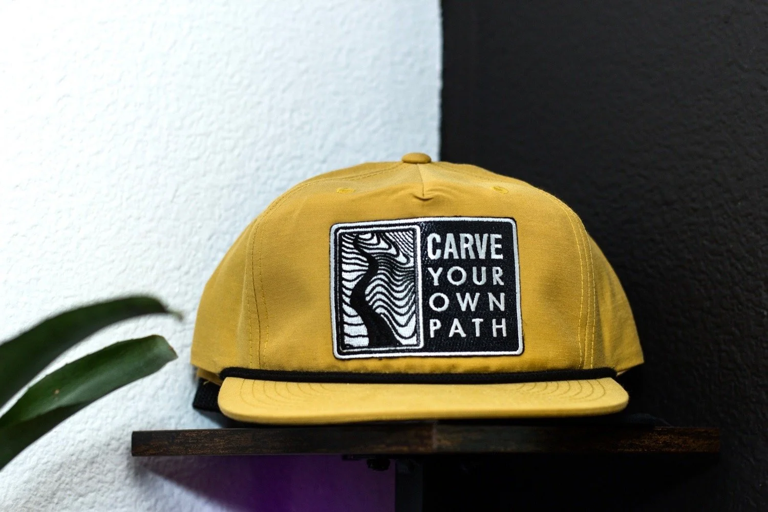 Roped Snapback - Tan