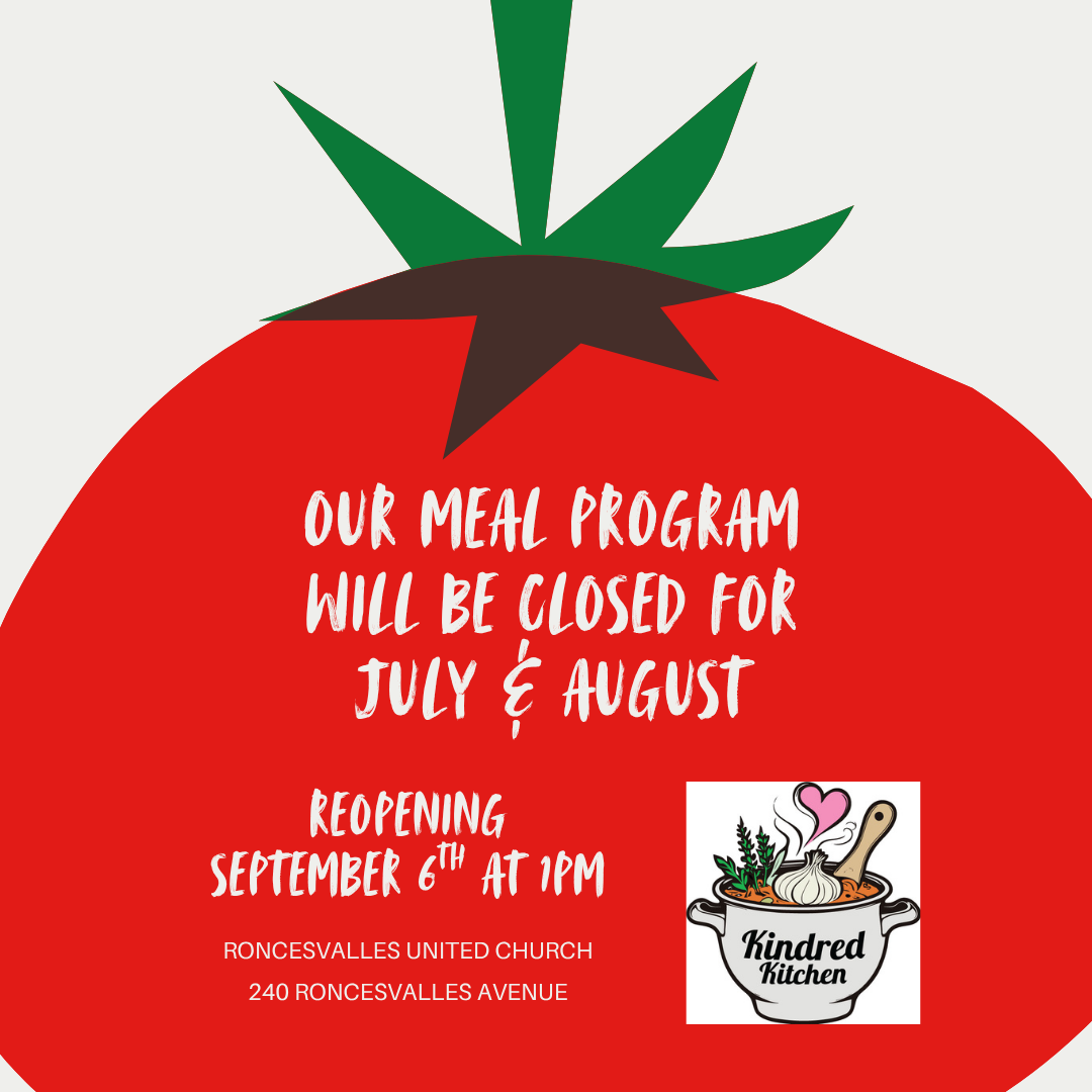 Lunch Program is Closed for July Will Open Again Sunday August 3rd 1-2pm (Instagram Post).png