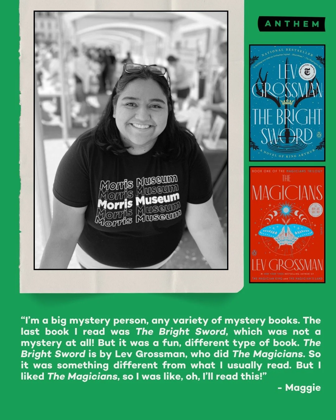 More readers at the @downtownmorristown Festival on the Green give us their book recs! Tap the link in bio for picks from Maggie @morrismuseum, Dave, @csweiss94, RJ, @lkmead, Bill, Nicole, Alana &amp; @dqbookgal.  #morristownnj