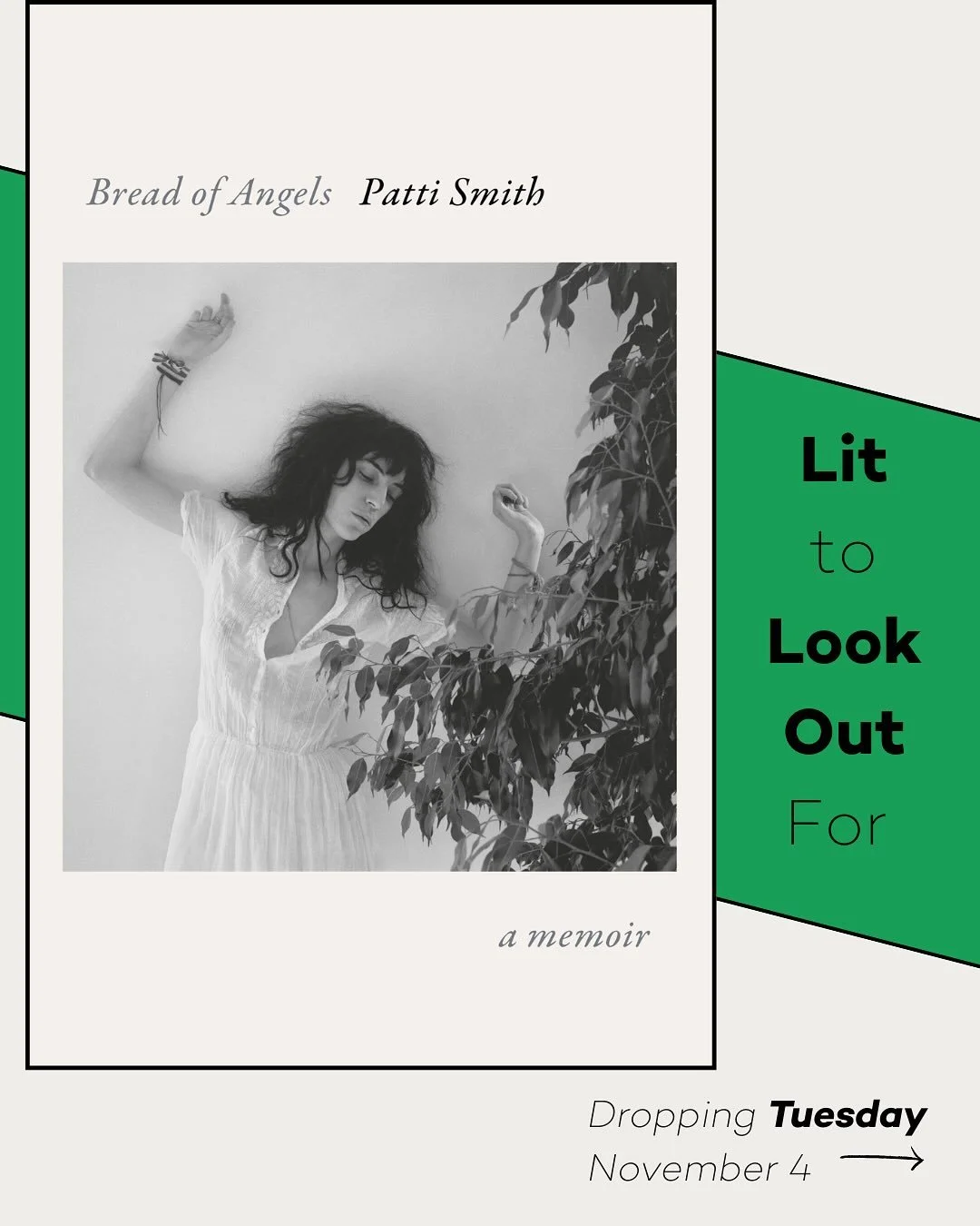 Patti Smith&rsquo;s new memoir Bread of Angels has been called her most intimate memoir to date. 

It explores her teenage years (where &ldquo;the first glimmers of art and romance take hold&rdquo;), early influences like the poet Arthur Rimbaud, and