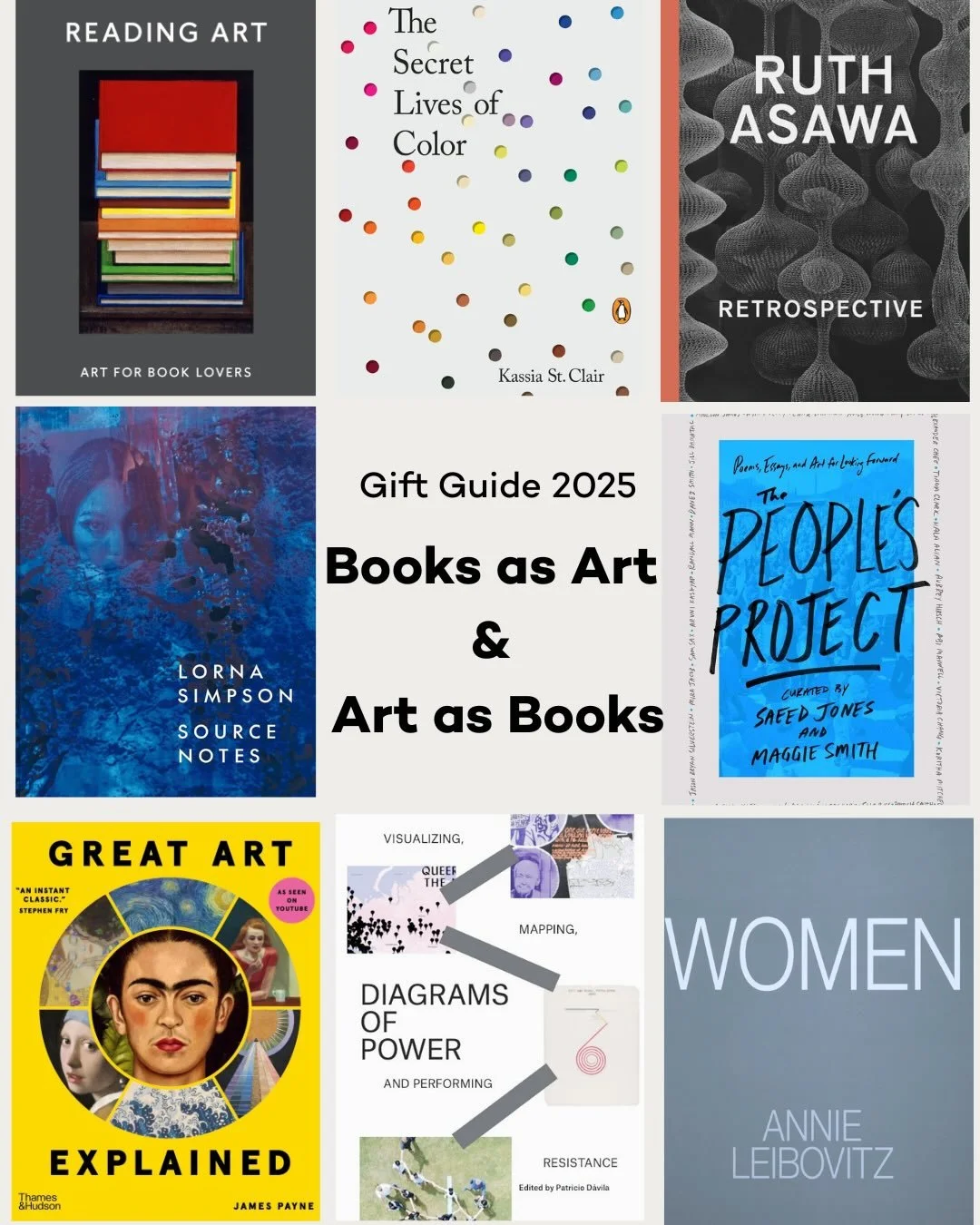 See the link in our bio for our full gift guide for art lovers. Shop @bookshop_org  all season long!