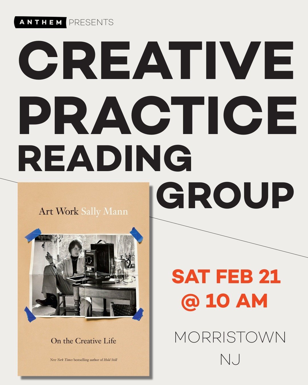 What does it mean to make art, write, and build a creative life&mdash;not only in its most luminous moments, but through the daily rituals, doubts, experiments, and persistence that sustain it?

The Creative Practice Reading Group is a ⭐new⭐ event se