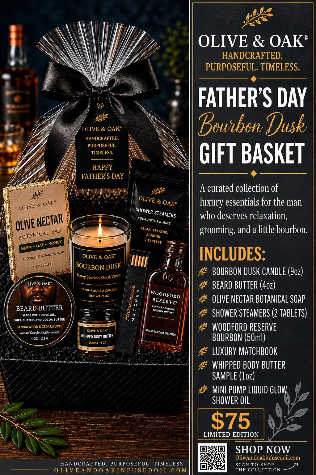 Father’s Day Bourbon Dusk Gift Basket