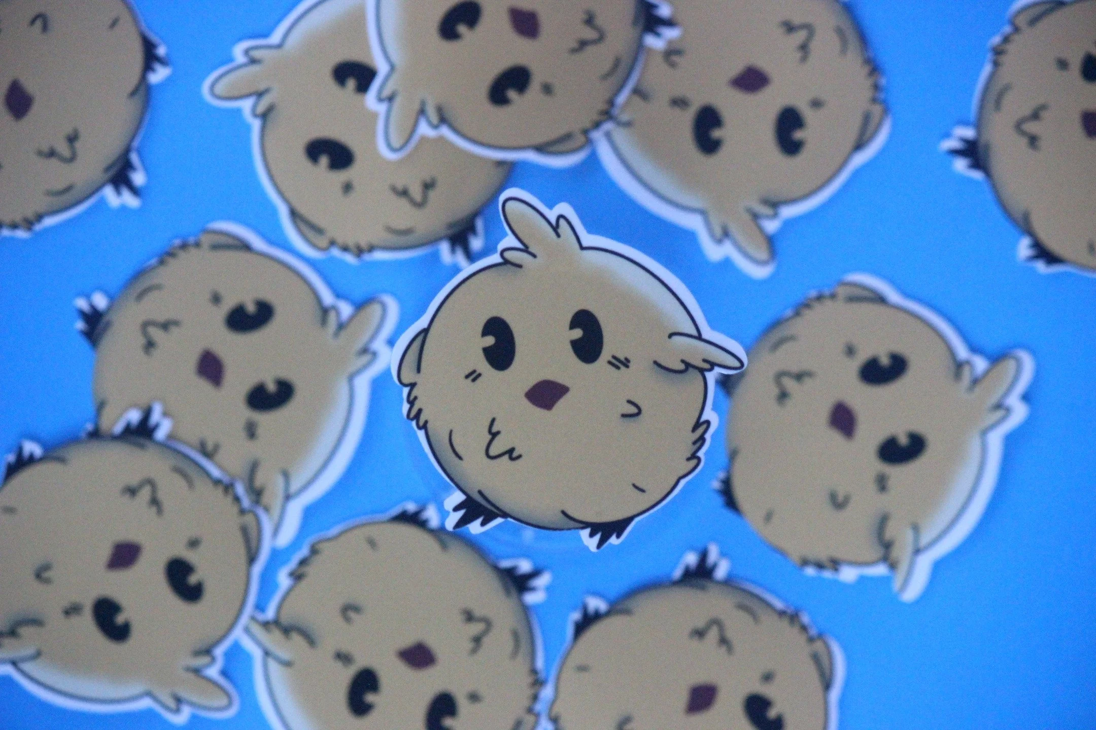 Starting September right! As of today, &quot;Chuckie the Chickadee&quot; is available to purchase on our website! On sale for 10% off for the first week!

https://www.kameillustrations.com/

#stickershop #stickerart #stickerline #nerdatwork #smallbus