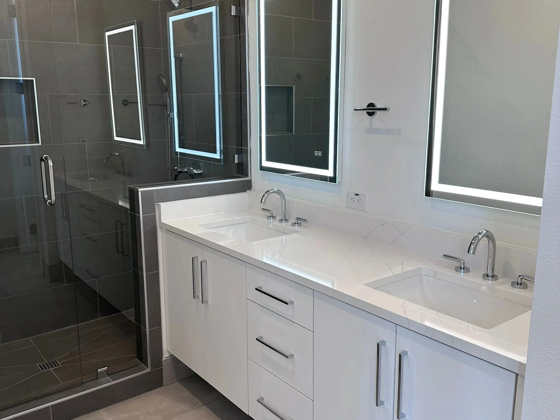 Spa Inspired Primary Bathrooms