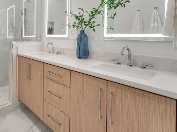 Spa Inspired Primary Bathrooms