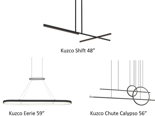 Selection of Kitchen Light Fixtures