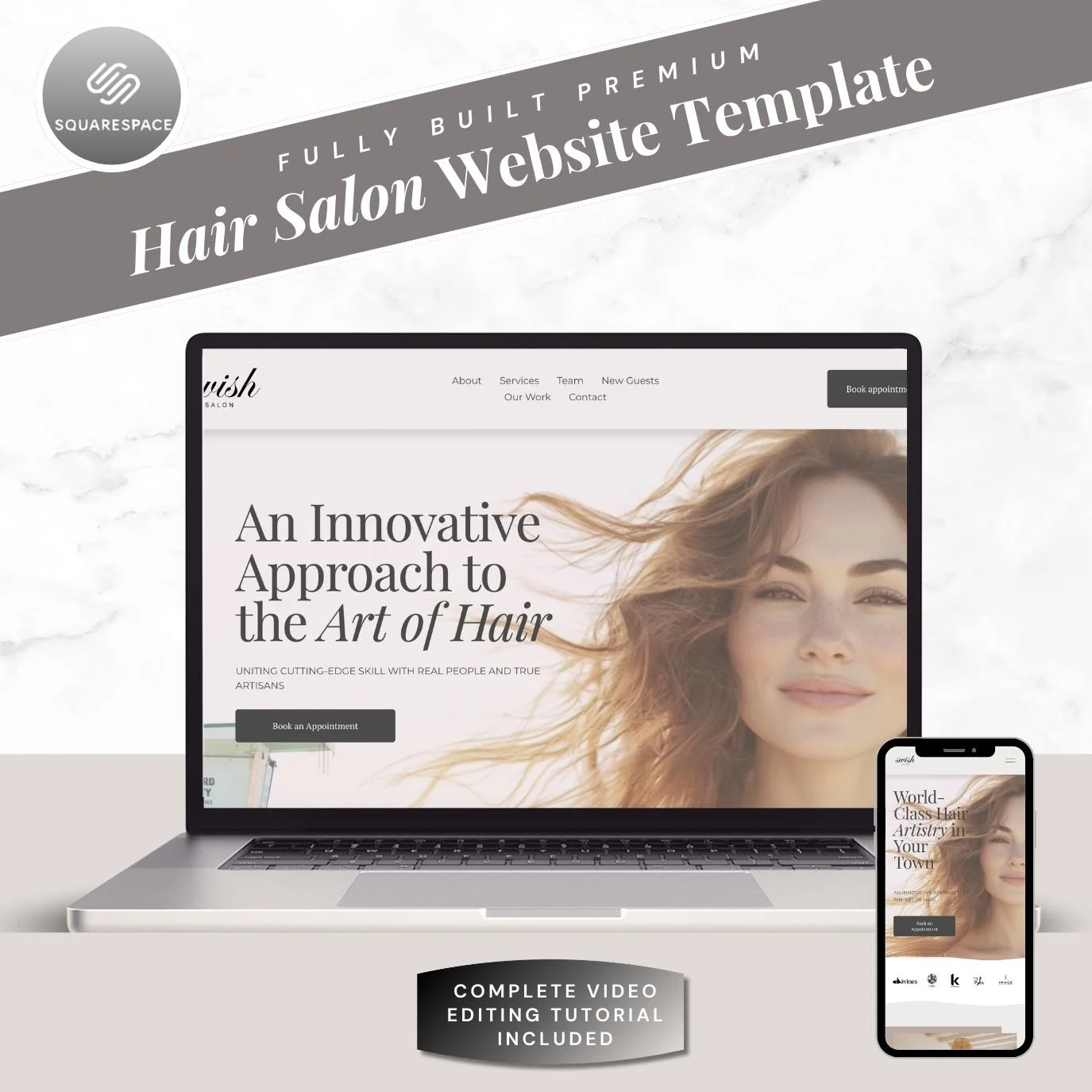 Swish Salon Website Template