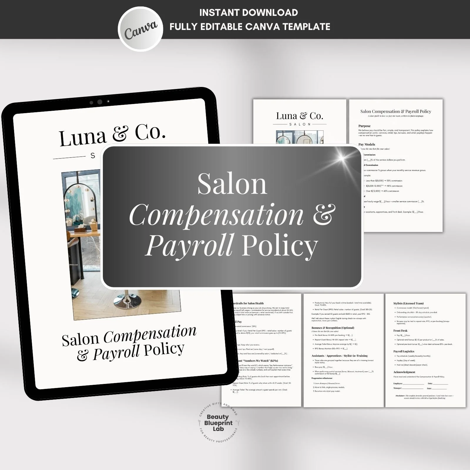 Salon Compensation & Payroll Structure