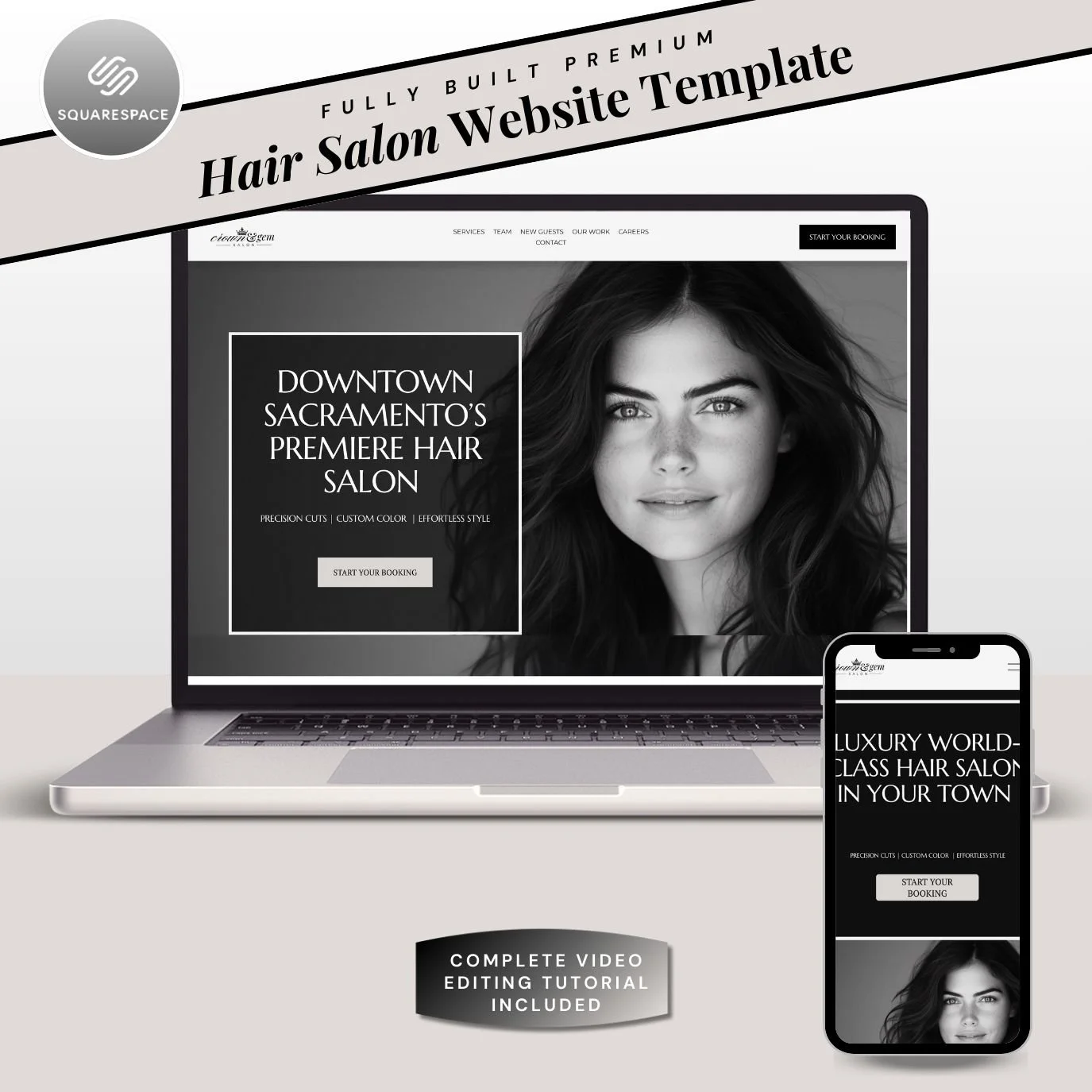 Crown & Gem Website Template