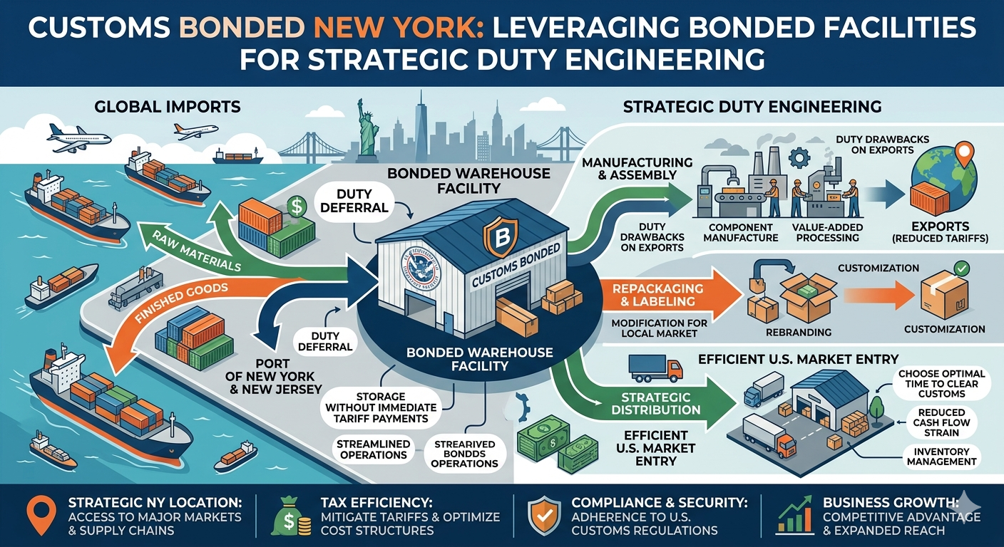 Customs Bonded New York: Leveraging Bonded Facilities for Strategic Duty Engineering 