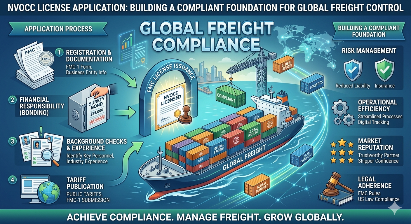 NVOCC License Application: Building a Compliant Foundation for Global Freight Control 