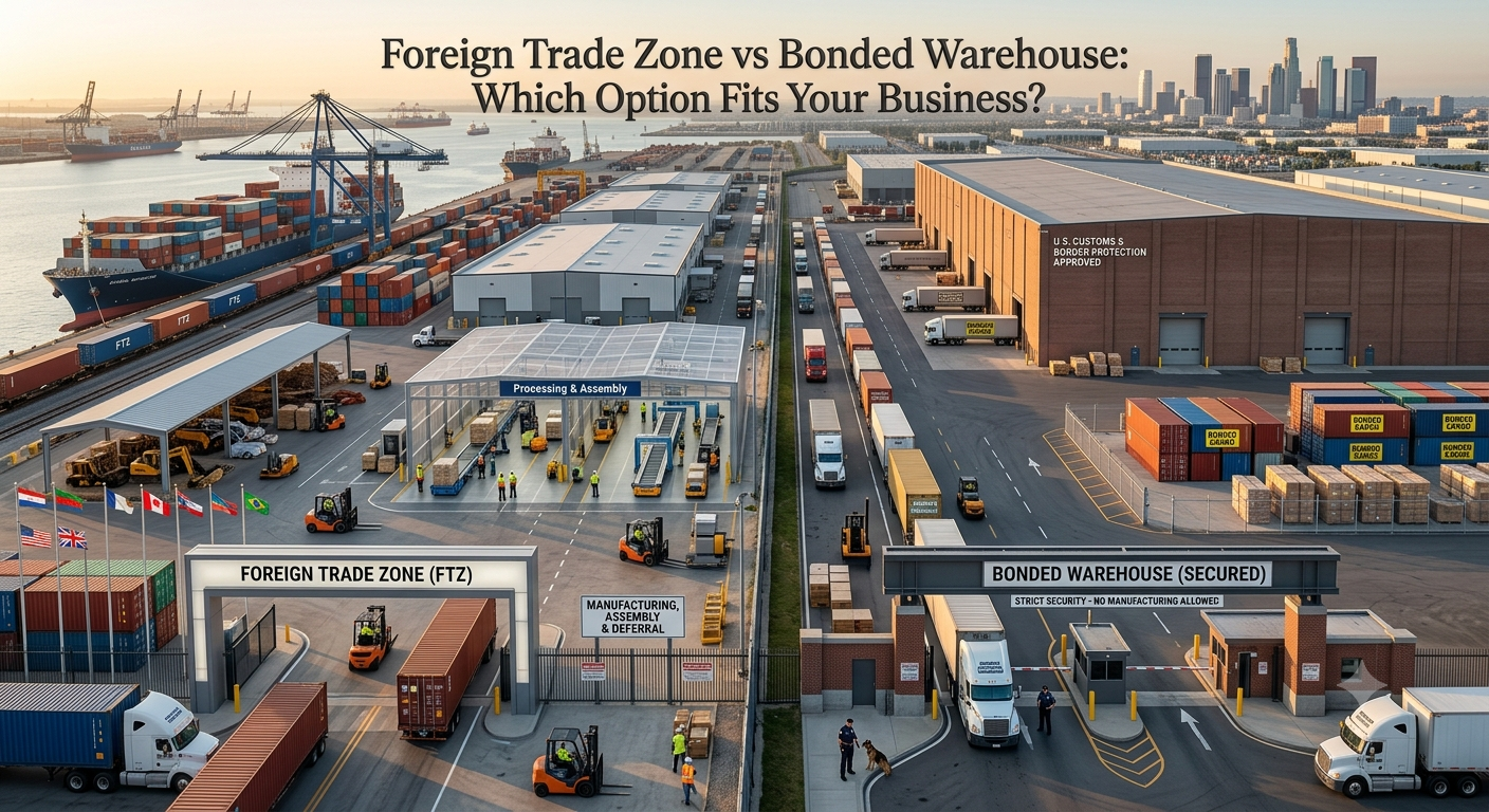 Foreign Trade Zone vs Bonded Warehouse: Which Option Fits Your Business?