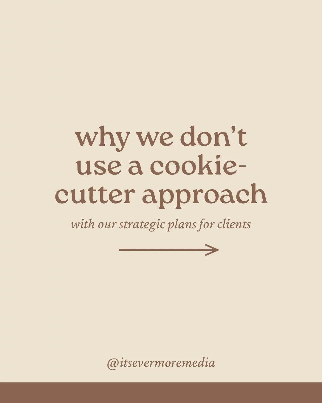 Each client is unique, even within the same niche, and we take that seriously when building a content strategy. 🙌

While there are a few foundational best practices, we don&rsquo;t believe in a one-size-fits-all approach.

Our job is to do a deep di