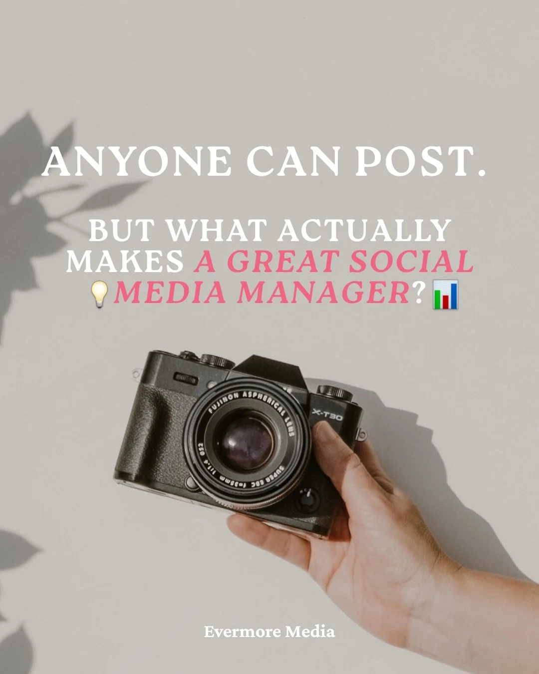 Sure, anyone can post&hellip; but not everyone can run your accounts with the experience, strategy, and intention it takes to make them work for your business. 🤩🙌

We&rsquo;d love to work with you! Give us a follow and let&rsquo;s chat 🥰