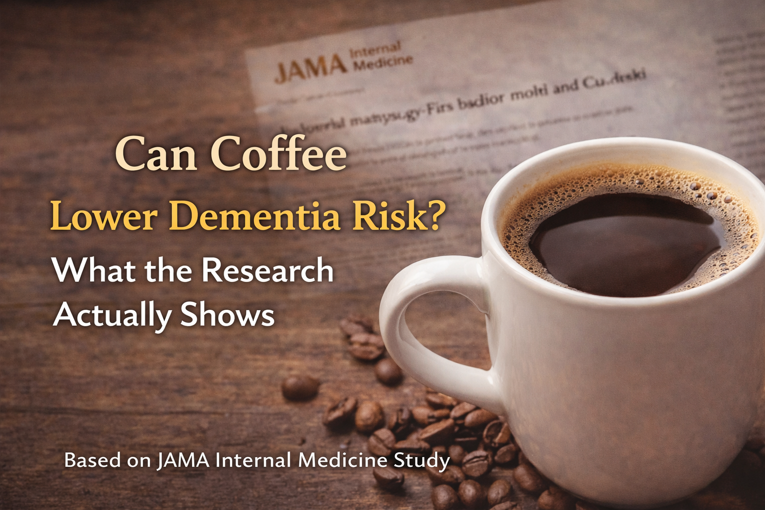 Coffee and lowering Dementia Risk?