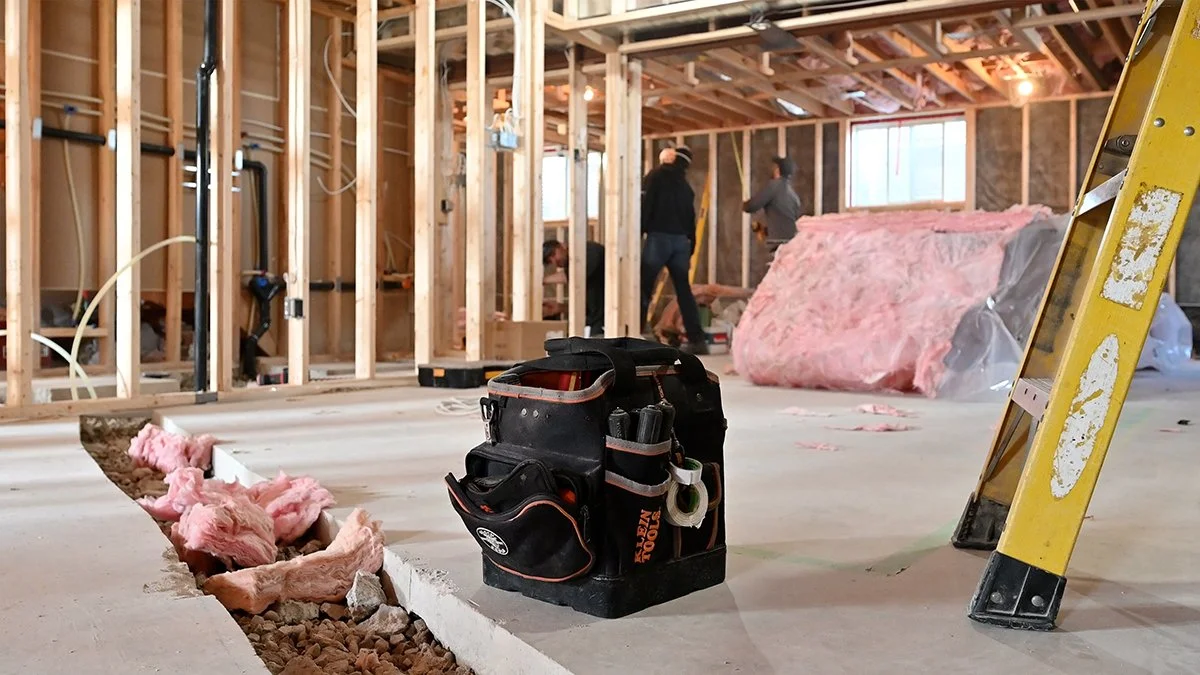 Electrician tool bag. 