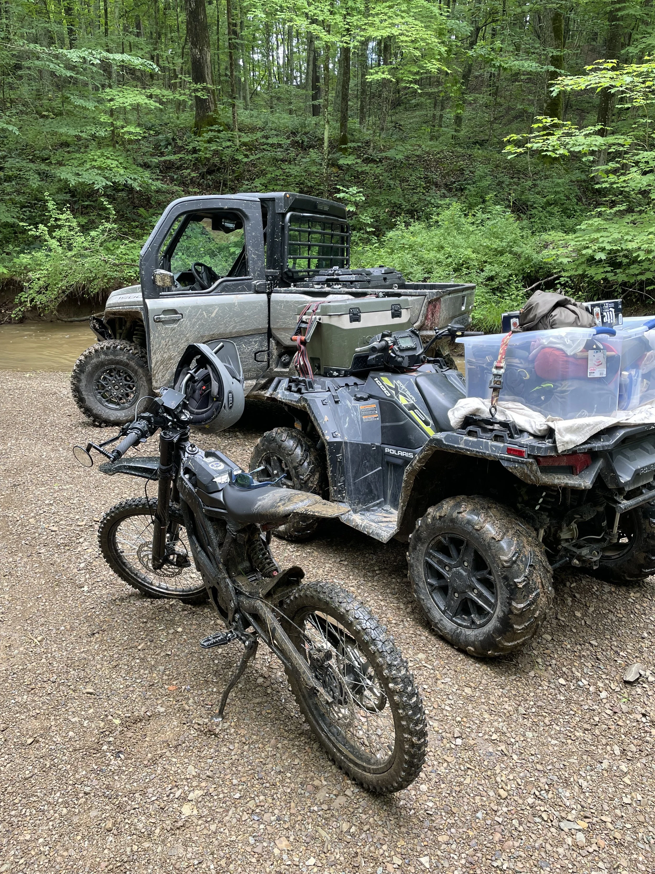 Off road group ride.