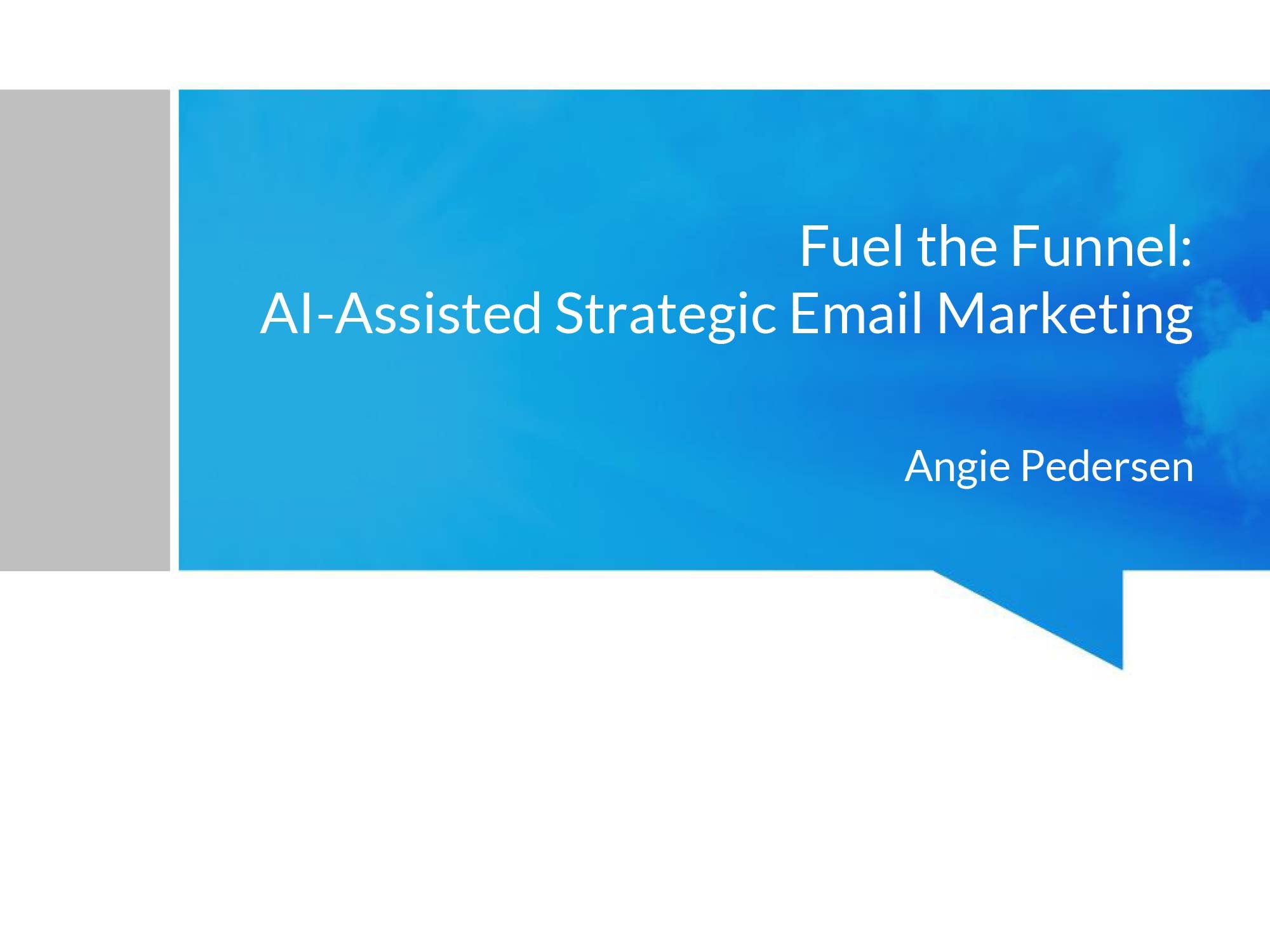 Custom Email Strategy Training