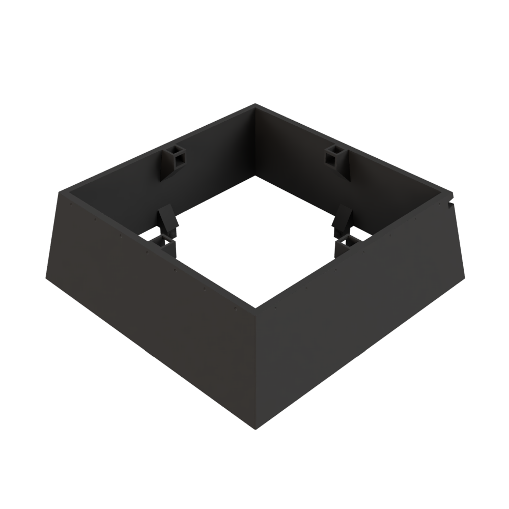 Body component #2 - snaps together with body component #1 and #3