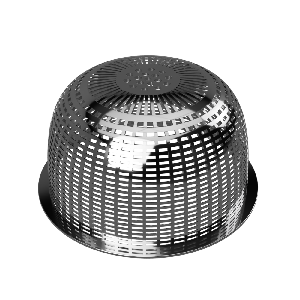 Strainer - removes solid ingredients from tea when poured through