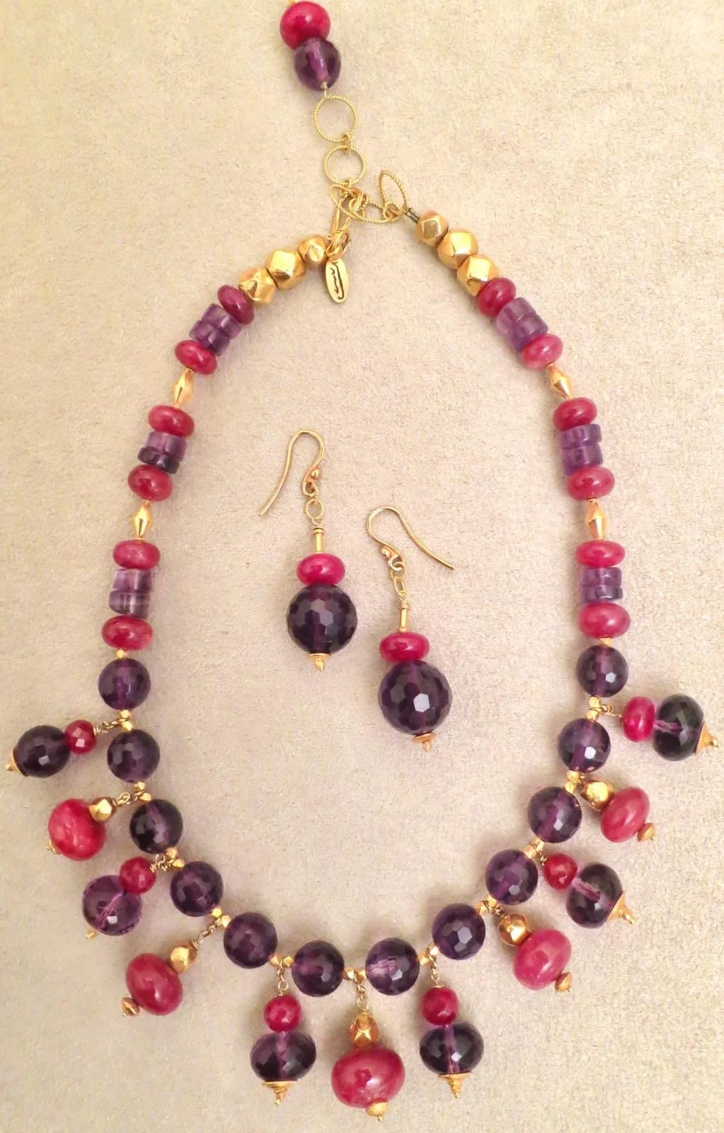 Amethyst Jewelry Set