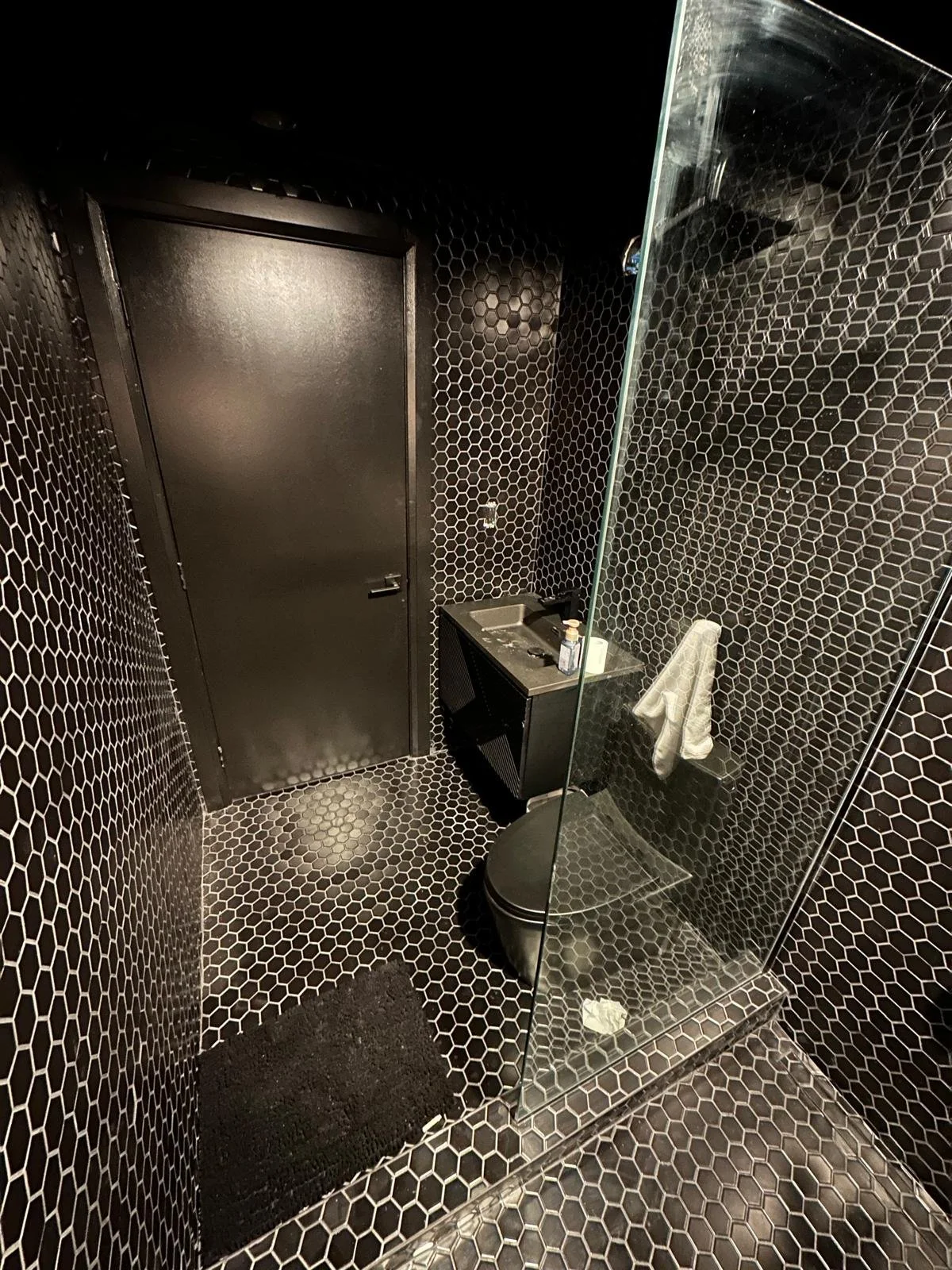 Herringbone pattern red brick wall