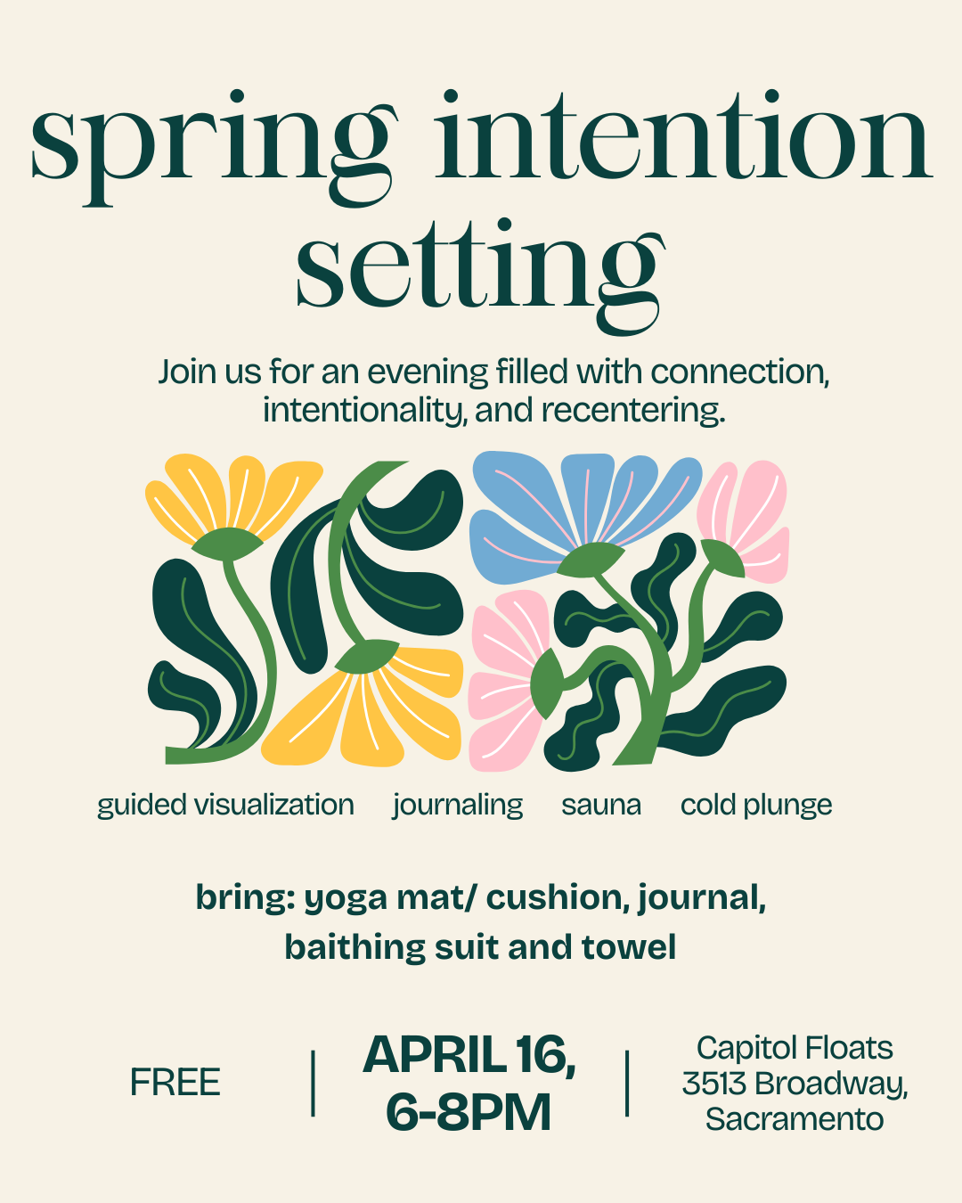 Spring Intention Setting