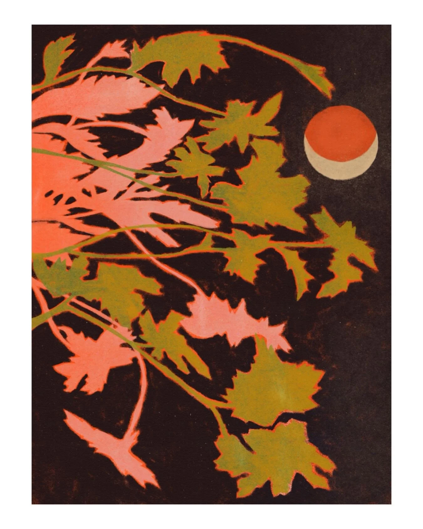 And my last submission for @slowdownstudio print call out! This one is new, called &lsquo;Night Flowers&rsquo;. 

Let me know what you think ❤️

#slowdownprint2026