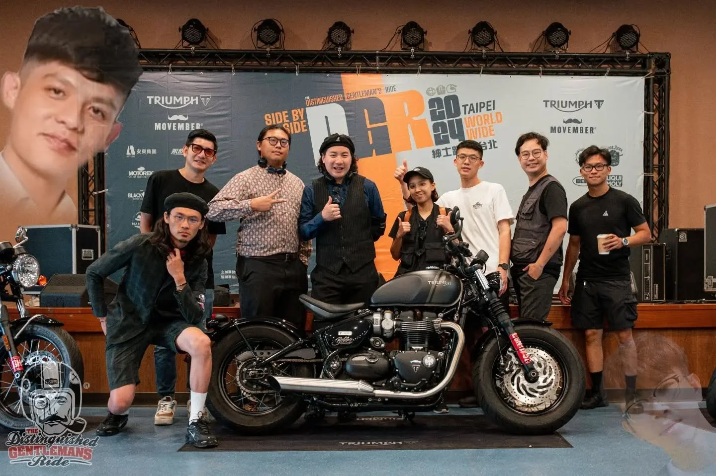 辦一個活動會減壽幾年?
今年辦得更複雜，開始沒時間聊天拍照了
還好有很多夥伴一起來完成很多嘗試
-
第一次擺室內展出
第一次全路設交管路牌
第一次有餐車
第一次主動邀請媒體&amp;KOL
雖然還有很多要改進的地方
結束隔天檢討書就滿滿一頁
-
真心感謝贊助商跟媒體、KOL們
尤其是 Triumph台灣凱旋 每年的大力支持
還有今年首次參與的 Lambretta 
-
今年展的六台老凱旋+新凱旋+蘭美達的組合
這組合在台灣能看到是有點感動
在這種小眾+非營利的車友活動中
能看到曾經同業的媒體們一