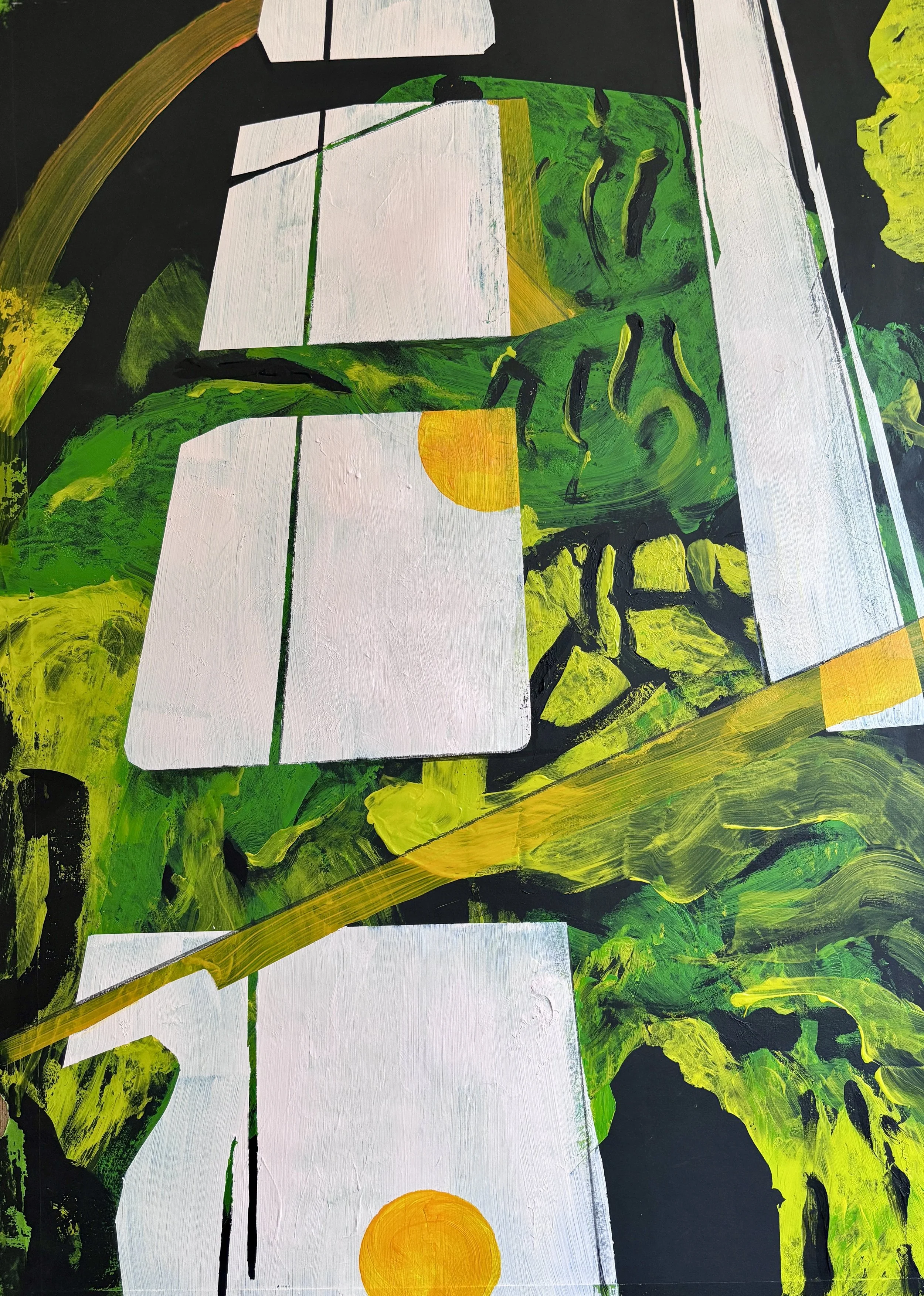 Fried Highway - Tom Norman - Acrylic on paper