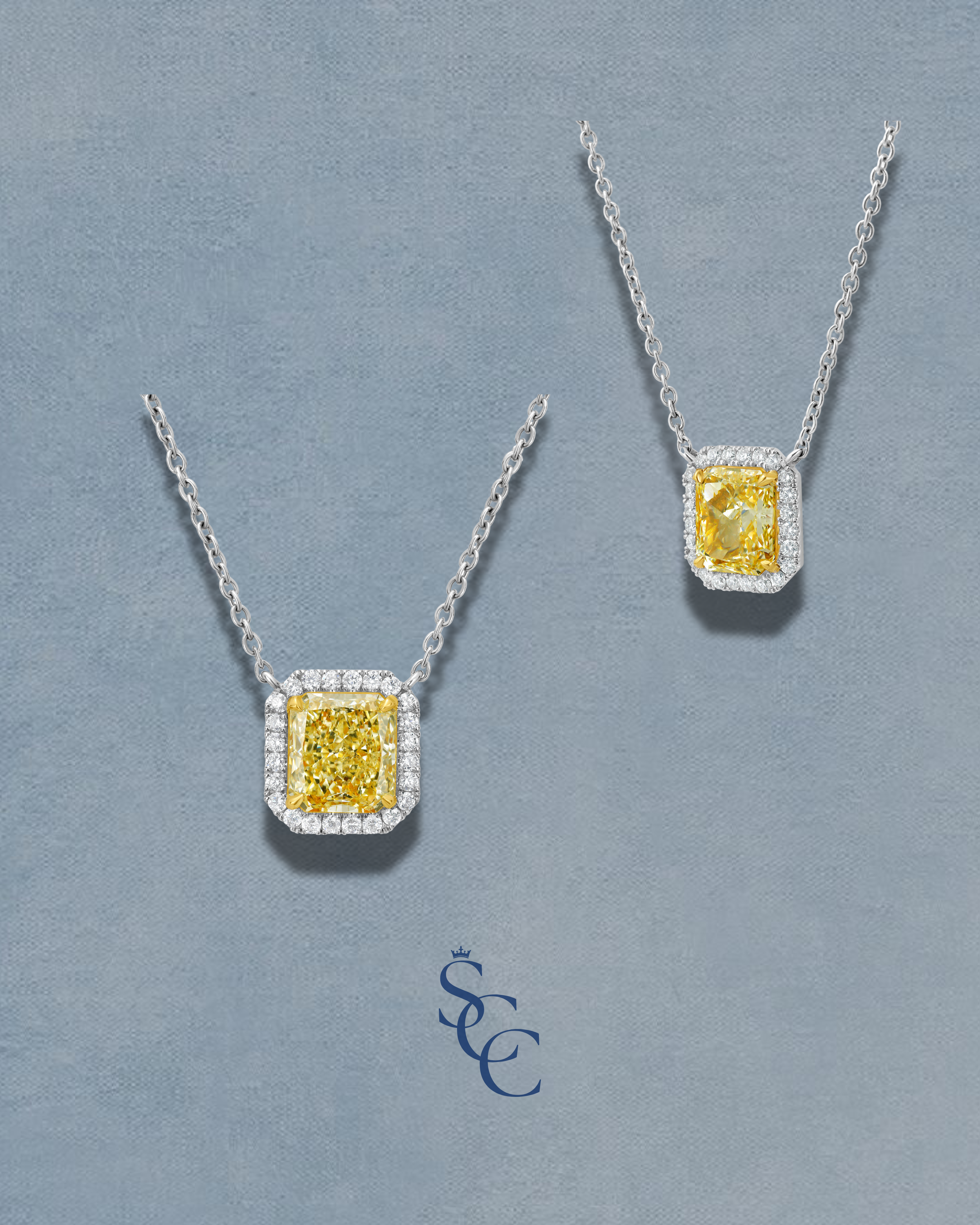 Cape Diamond Halo Pendant
