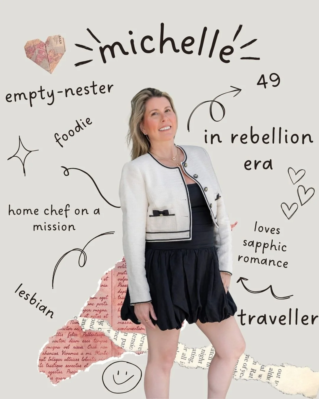 Who I Am⁠
A 49-year-old (at least for a few more months) empty nester figuring out who I am now that my kids are grown. A foodie, a traveler, a storyteller, and a woman finally choosing her own adventures.⁠
⁠
Who I&rsquo;m Not⁠
I&rsquo;m not a coach.