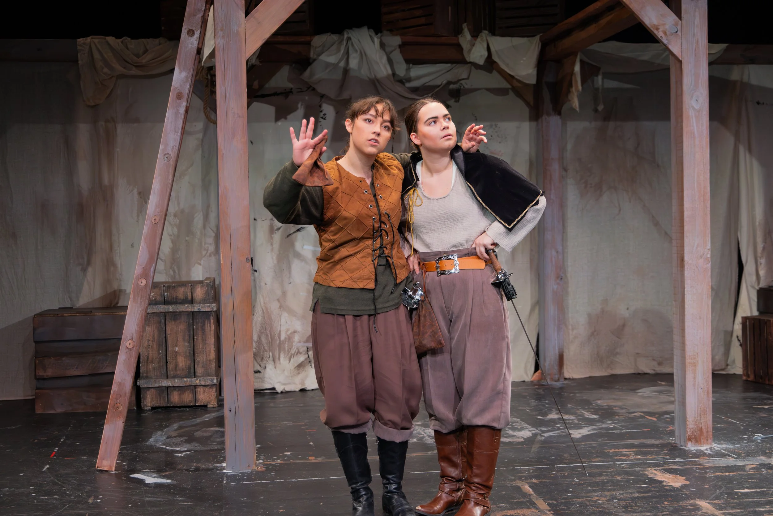 Rosencrantz and Guildenstern are Dead at LSTFI (photo by Matt Walting)