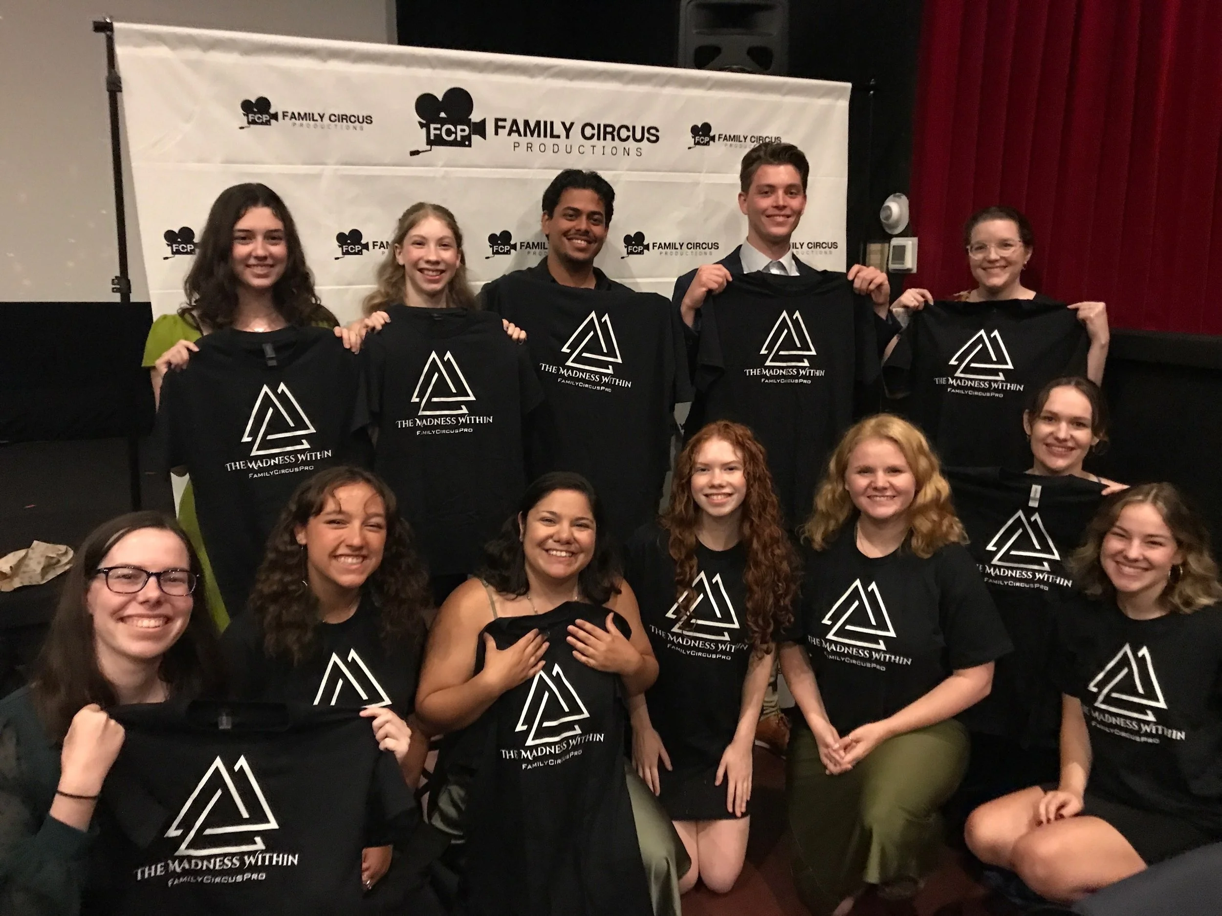 Cast at the premiere of The Madness Within (2024)