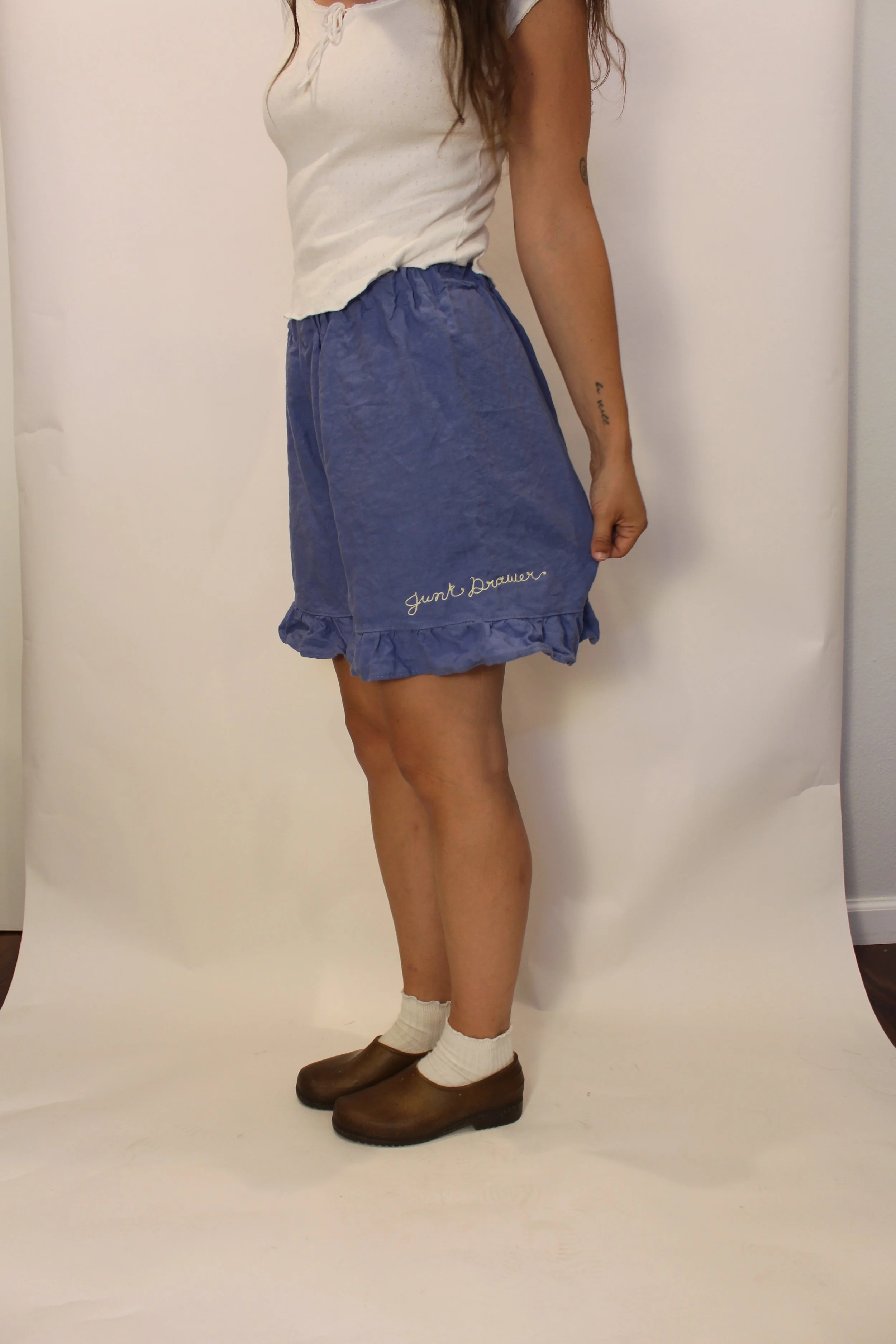 flutter shorts | blue
