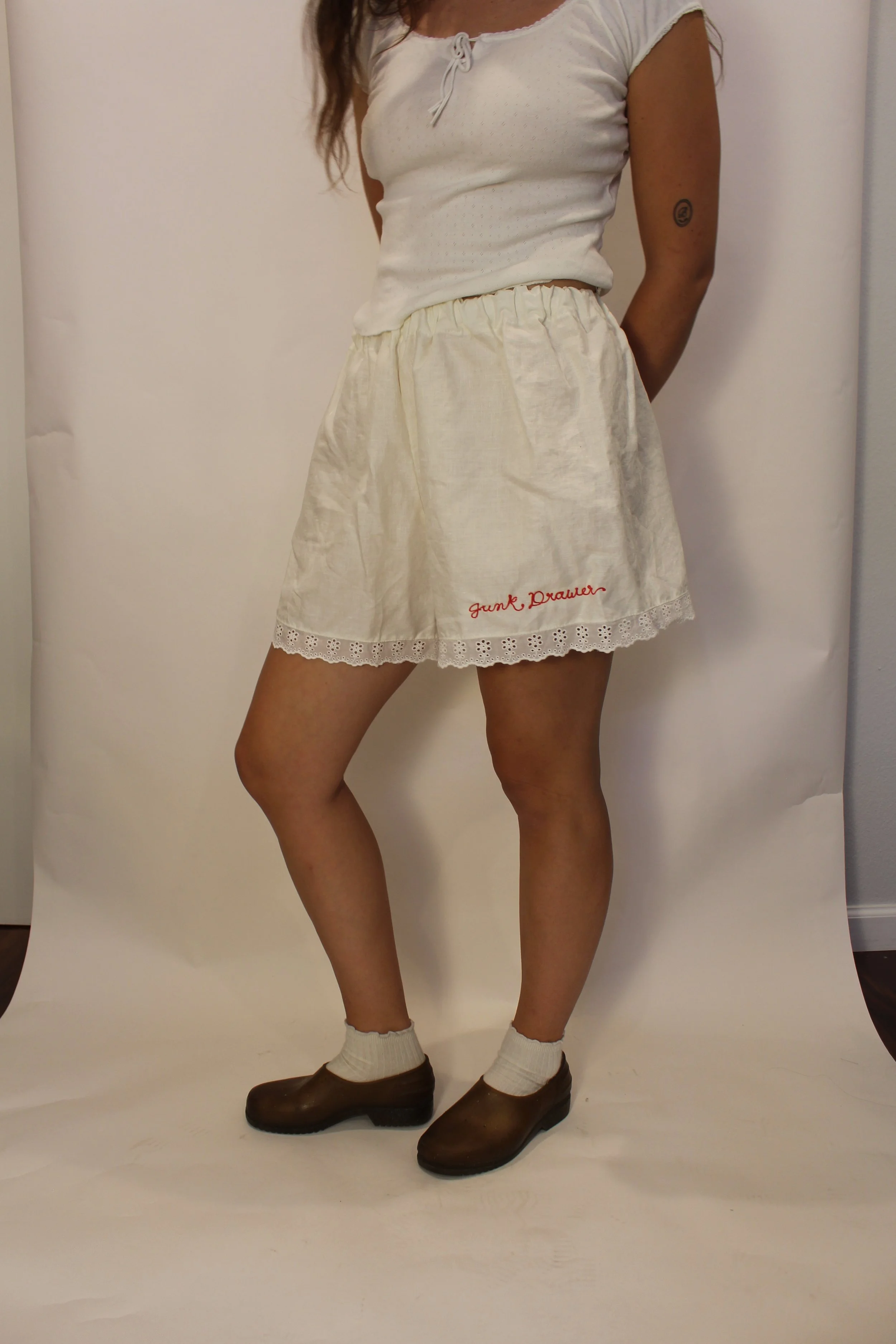 lace shorts