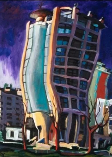 Eugenia, acrylic on canvas, 40 x 30 inches, 1993