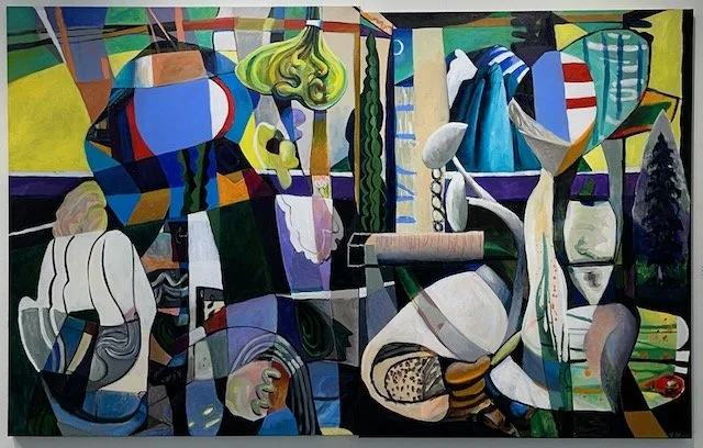 Canada as an Idea, acrylic on canvas, diptych 60 x 95.5 inches / 59.5 x 45.5 inches