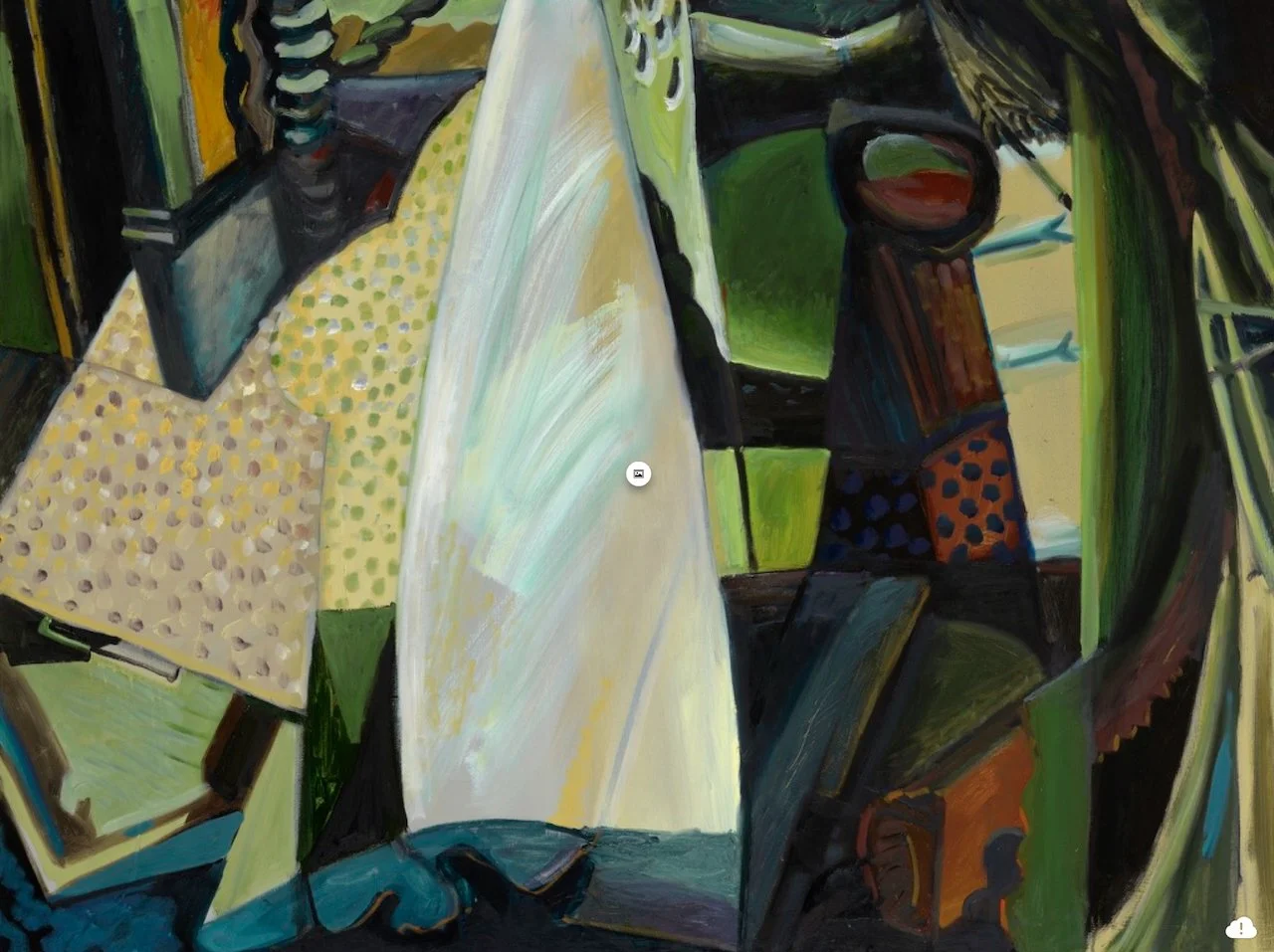 The Wall, oil on canvas, 36 x 48 inches, 2019