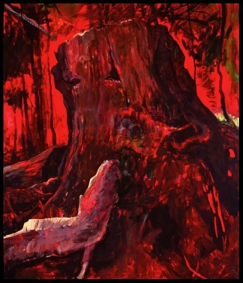 The Great Empty, acrylic on canvas, 71.75 x 60 inches, 2002
