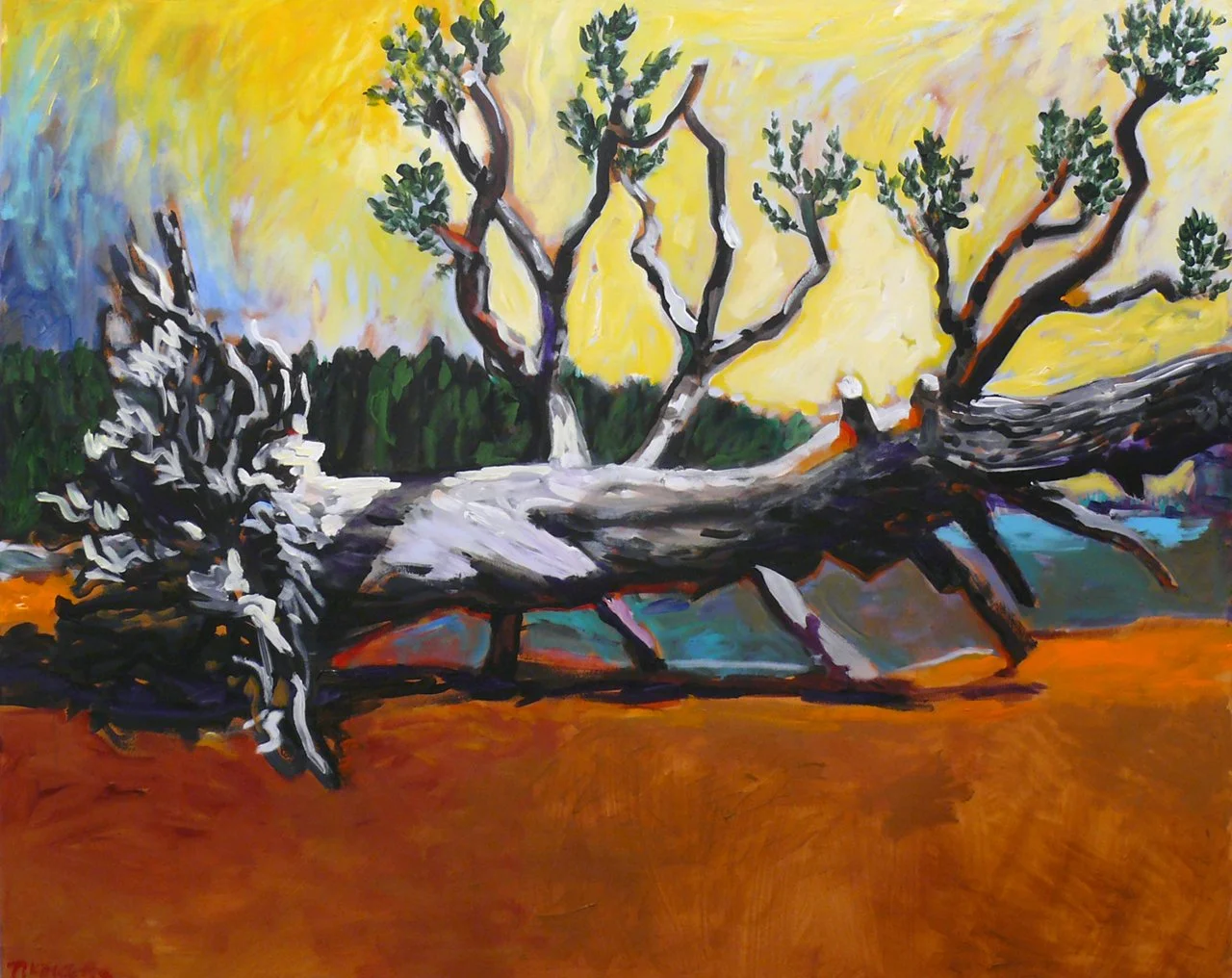 The Raising Of Lazarus, acrylic on canvas, 48 x 60 inches, 2008
