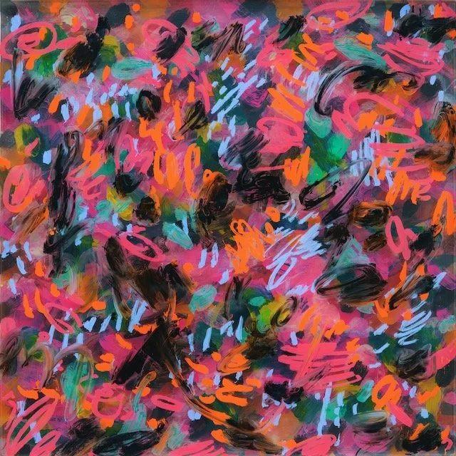 Broken English
acrylic on acrylic
3 x (17 x 17) inches framed
2020
