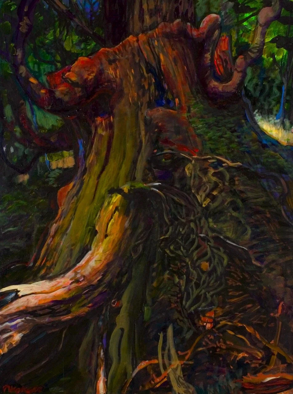 Goliath, Goliath 2, acrylic on canvas, 40 x 30 inches, 2002