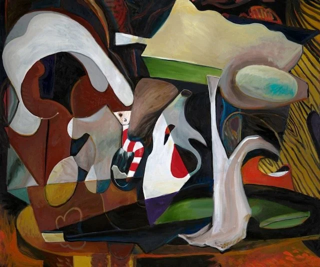 Aeromancy, 60 x 72 inches, oil and acrylic on canvas, 2019