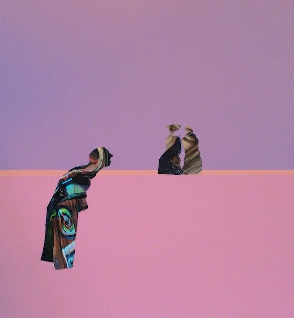 The Gleaning, paper collage, 12 x 10,75 inches, 2015