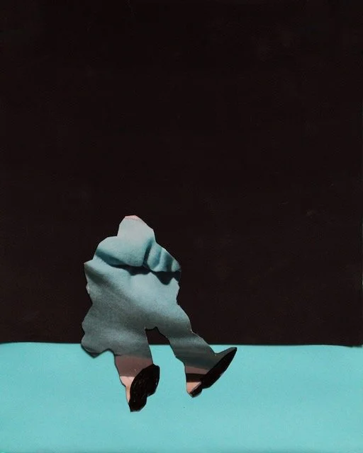Winter of Discontent, paper collage, 15 x 12 inches, 2015