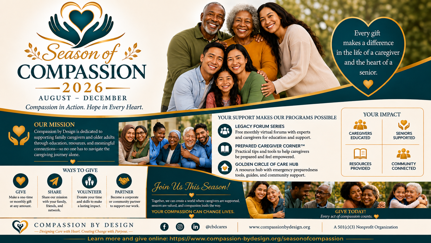 Official Season of Compassion campaign artwork