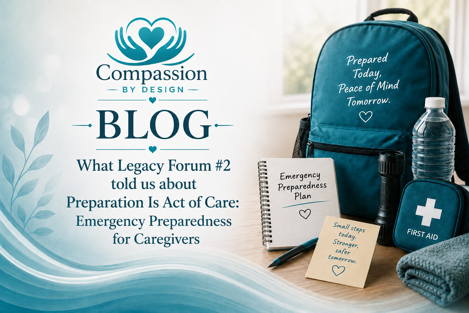 What Legacy Forum #2 Taught Us About Being Prepared