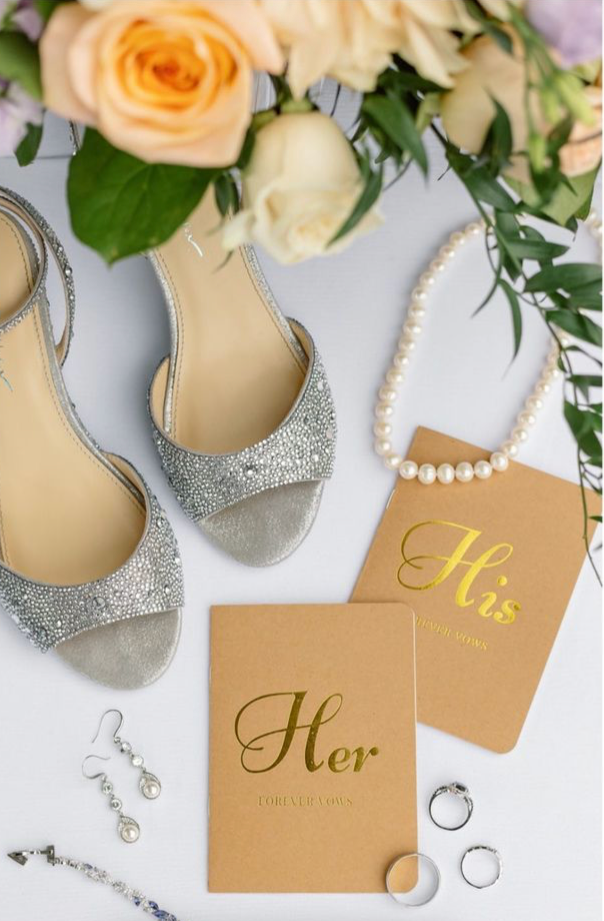 Wedding flat lay